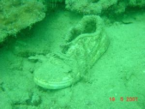Shoe Wreck @ Pulau Bintan, Indonesia. Taken with Sony's D... by Barbara PHUA Pay Lee 